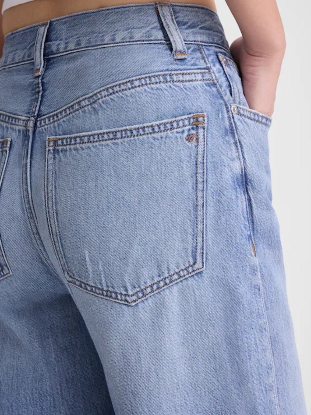 Madewell The Perfect Vintage Wide-Leg Jean Airy Denim Northridge Wash Size 31 - Picture 5 of 14